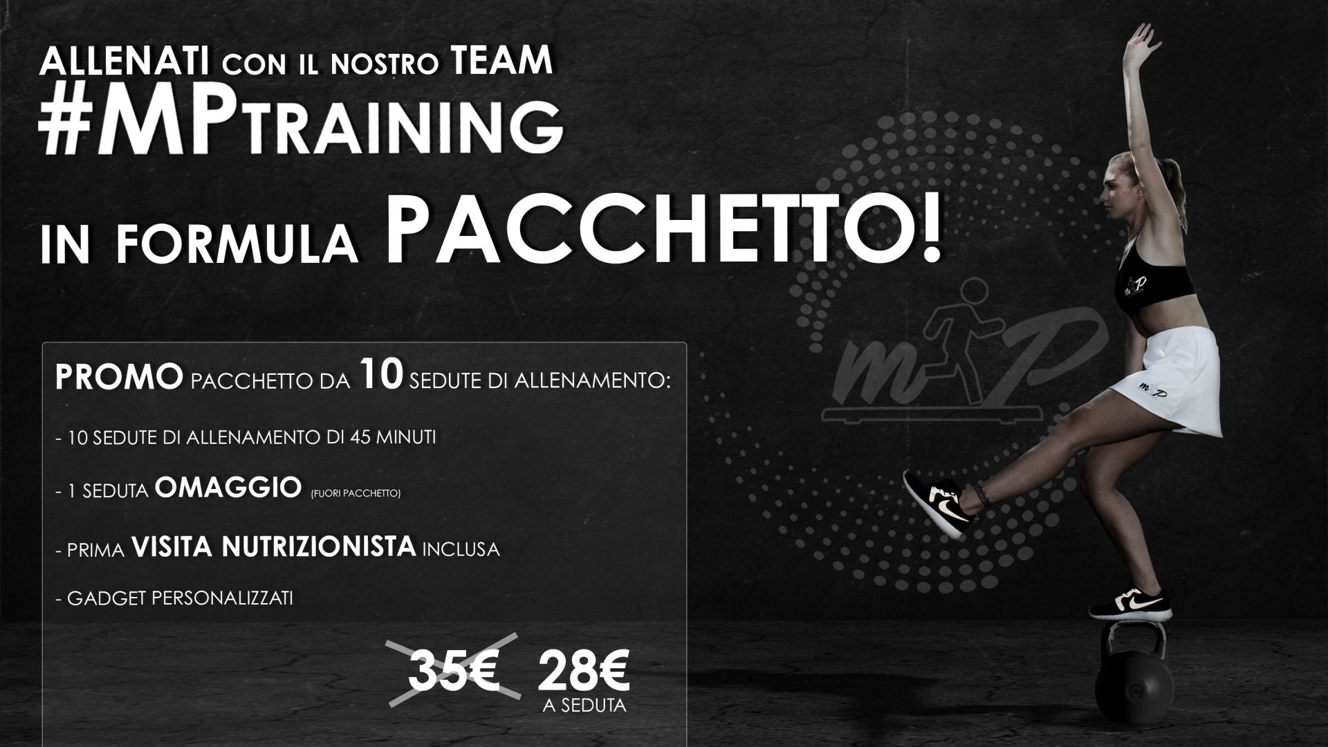  Pacchetto da 10 sedute  con il tuo personal trainer 